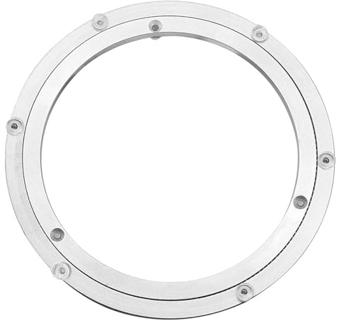 Plateau Tournant TV,Plaque Rotative Grand 40cm,Heavy Duty Mecanisme Plateau Tournant Table Lisse en Alliage D'aluminium pour D'affichages Meubles Service Show