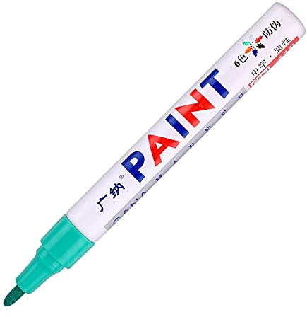 1 marcador de pintura para neumáticos de coche, goma de 5 ml, juego de regalo para profesores (verde, talla única)