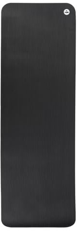 Bodhi Gymnastikmatte | Rutschfeste Sportmatte | Dicke 1,5 cm | Phthalatfrei & Schadstofffrei | Übungsmatte für Fitness, Yoga & Pilates | Fitnessmatte für dein Workout | schwarz