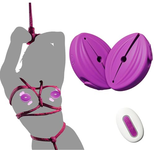 Nipple Toys Clamps & Suckers Set - Small and Thin Nipple Vibrator Sex Toys Adult Toys Vibrating Nipple Clamps Sex Electric Women Sex Toys with 10 Vibration Modes, BDSM Female Couples Sex Pleasure