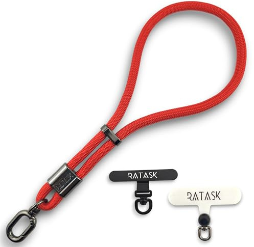 RATASK Adjustable Wrist Strap Lanyard, Rope Lanyard Wrist Strap for Mobile Phones, Cameras, Keyring, Keychain,Mobile Accessory Pendant