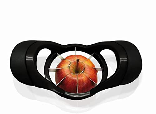 NERTHUS FIH 021 021-Coupeur de Pommes/poires, Couleurs Acier, Noir, Origine