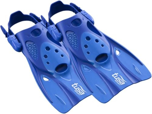 TUSA Palmes de plongée Bleu Taille L