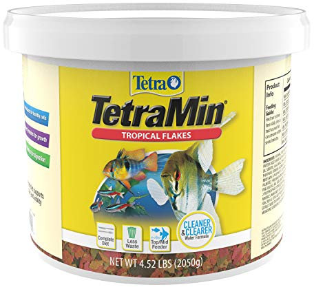 TetraMin Tropical Flakes Fish Food, 4.52 lbs