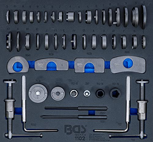 BGS Werkstattwageneinlage 2/3: Bremskolben-Rückstell-Satz - 50-tlg.