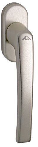 RotoFenstergriff Roto Line, Verdeckt geschraubt, 7 x 35 mm, Alu champagne eloxiert, neusilber