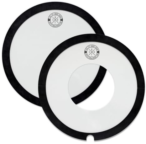 Big Fat Snare Drum Ahead Abfsd14-Combo Original Plus Donut , 14-Inch, Black/Clear