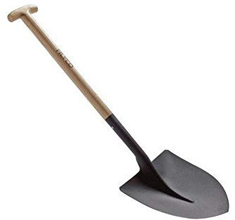 Alyco 198600 - Pala punta 280x340 mm mango madera muleta tipo T