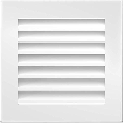 KRATKI ventilationsgaller eldstadsgaller FRESH 17cm x 17cm vit