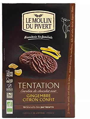 Moulin Du Pivert - Biscuit Tentation Gingembre Citron - 130g
