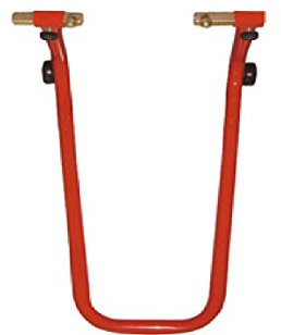 Cavalletto anteriore con ruote supporto moto in ferro verniciato