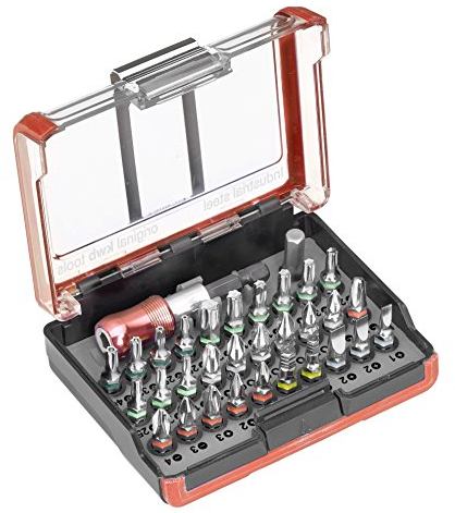 kwb 162700 Design Bit Box, 32-tlg., rot, 162700