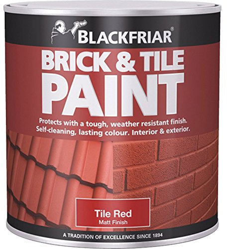 Blackfriar – Vernice per piastrelle e mattoni, colore: rosso opaco 250 ml