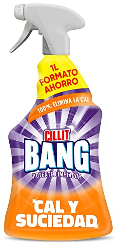 Cillit Bang Cal y Suciedad, potente limpiador baño, cocina, formato spray - 1 L, Embalaje puede variar