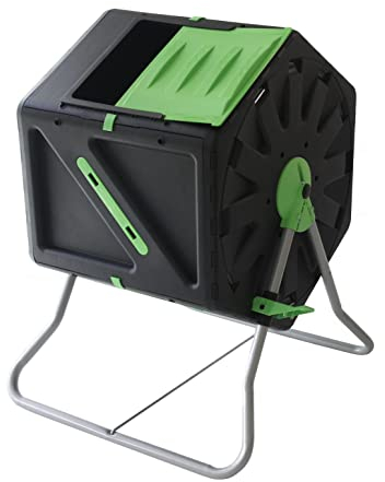 105 Litre Tumbling Composter - Speeds up process - Effortless turning - Easy to assemble - Aeration and mixing system - Heavy Duty structure - Suitable for year round use - Recycled Plastic contained