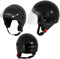 A-Pro Motorradhelm Motorrad Roller Jet Helm Demi Mit Viser Schwarz S