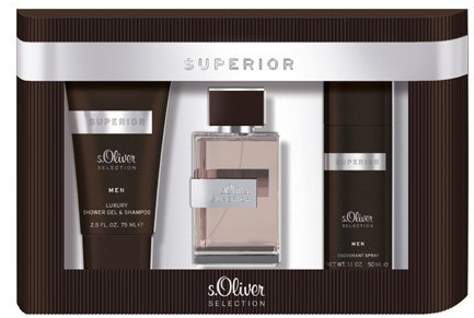 S.Oliver Selection Superior Men 3-tlg. Geschenkset Herren mit 30 ml Eau de Toilette