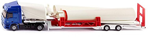 siku 3935, Camion avec éolienne, 1:50, Métal/Plastique, Multicolore, Eolienne avec socle