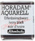 Schmincke – HORADAM® AQUARELL - feinste Künstler-Aquarellfarben, 780 Elfenbeinschwarz, 14 780 044, 1/2 Näpfchen