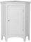 Elegant Home Fashions Badschrank Badmöbel Weiß Holzschrank Freistehende Badezimmer Teamson ELG-586