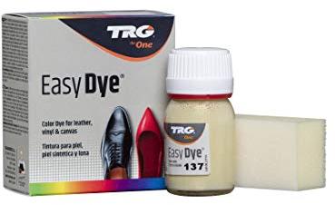 TRG The One Easy Dye, Pintura para restaurar el color del zapatos de cuero, Beige (137 Crema), 25 ml