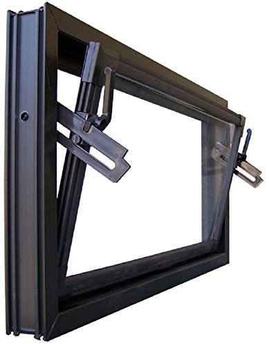 Kippfenster braun 60 x 40 cm Isolierglasung 3.3
