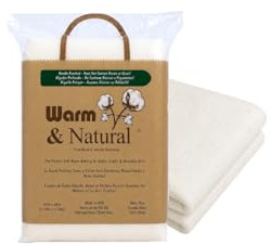 The Warm Company - Warm & Natural Cotton Quilt Batting – Baby Size 45 x 60 – Premium Quilt & Craft Batting for Sewing & Quilting Projects
