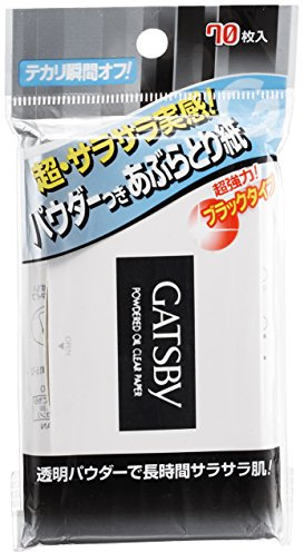 Gatsby Powdered Oil Clear Paper / 70 Sheets