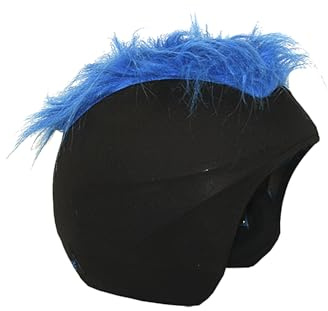 COOLCASC FURRY BLUE multisport hjälmöverdrag