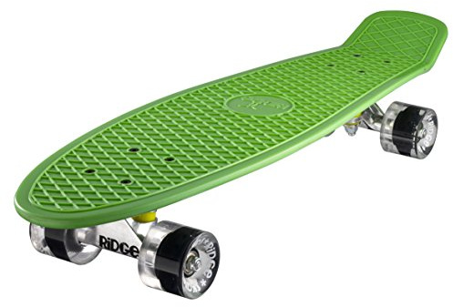 Ridge Skateboards 27 Nickel Mini Cruiser - Skateboard, 69cm, Hecho en el Reino Unido