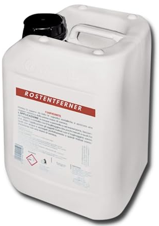 Lux Metal Acido Fosforico Togli Ruggine 4 litri Potente Convertitore Ruggine Con Antiruggine Rimuovi Elimina Sciogli Ruggine Dal Metallo Antiruggine Convertiruggine Per Ferro Rust Remover Di Auto Moto