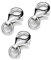 My-Bead 3 pezzi chiusure moschettone 13mm Argento 925 per gioielli bracciali e collane DIY
