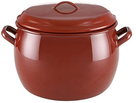 Quid Clasico Esmalte Olla Abombada Esmaltada 30cm - 18l, 30 cm