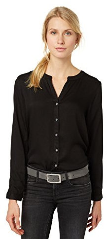 TOM TAILOR Frauen Belts klassischer Leder-Gürtel Gr:-100 EU, Farbe:-Anthra
