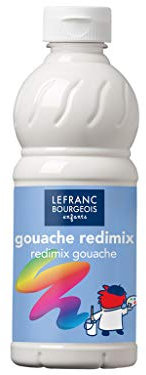 SCHULMALFARBE 500ML WEISS