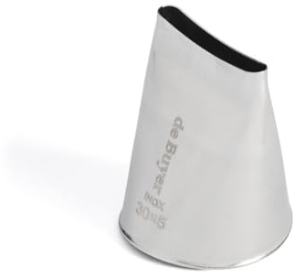 De Buyer - Douille à ruban en inox - 30 x 5 mm - En Inox, Idéale pour Décorer, Garnir et Remplir, Soudure pour Hygiène Parfaite, S'Adapte aux Poches Pâtissières
