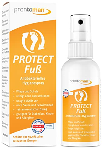 Prontoman PROTECT Fuß 75ml - Hygienespray zur Fußpilzprophylaxe
