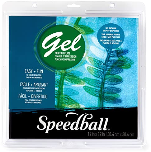 Speedball 12 x 12 Piastre di Stampa Gel, 12 x 12