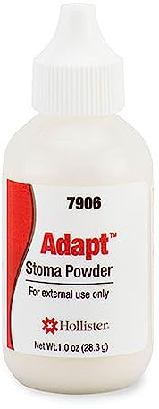 Hollister 7906 Adapt Stoma Powder, 1 oz – Stoma Skin Barrier Powder, Latex-Free Ostomy Supplies, Stoma Adhesive Powder