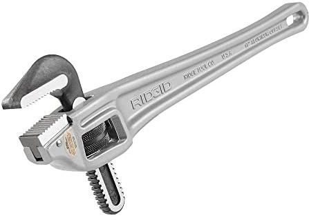 RIDGID 31125 Model 18 Aluminium Offset Pipe Wrench, 18-inch Plumbing Wrench