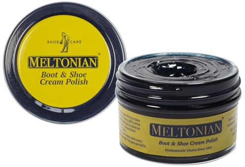 Meltonian Cream Shoe Polish - Leather Shoe Polish - Beeswax - Restores and Protects - Over 60 Colours