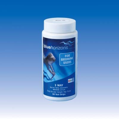 Blue horizons 3 Way Bromine Test Strips for hot tub and swimming pool