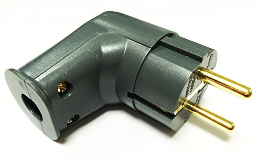 Supra Cables Schutzkontakt-Stecker Stecker Winkel SW-EU/A