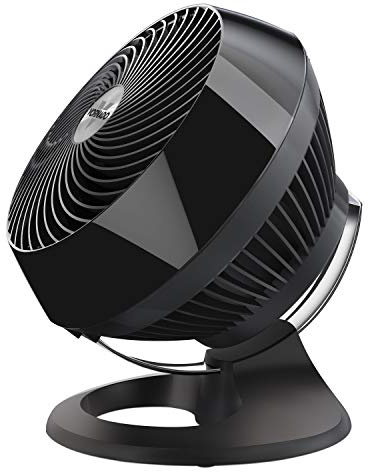 Vornado 660 Large Whole Room Air Circulator Fan for Home, 4 Speeds and 90-Degree Adjustable Tilt, Removable Grill, 10 Inch, Floor Fan for Bedroom, Office, Black