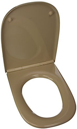 Roca A801327194 Colección Dama Retro - Asiento y Tapa, Color Vison Bahamabeig.