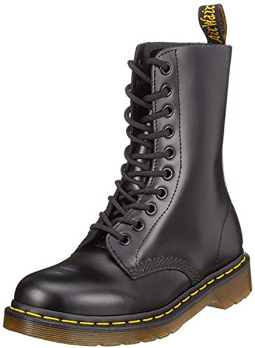 Dr. Marten's 1490 släta, unisex – vuxen snörstövlar, Svart, 39 EU