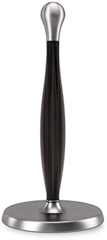 Umbra Tug Contemporary Paper Towel Holder with Friction for Tearing- Smoke
