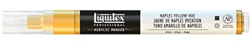 Liquitex 4620601 2-4 mm fin spets färgmarkör - Naples gul nyans
