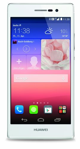 Huawei Ascend P7 Smartphone (5 Zoll (12,7 cm) Touch-Display, 16 GB Speicher, Android 4.4.2) weiß