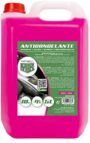 MOTORKIT MOT3535 5L 10% ANTIGEL Rose, 1 UD